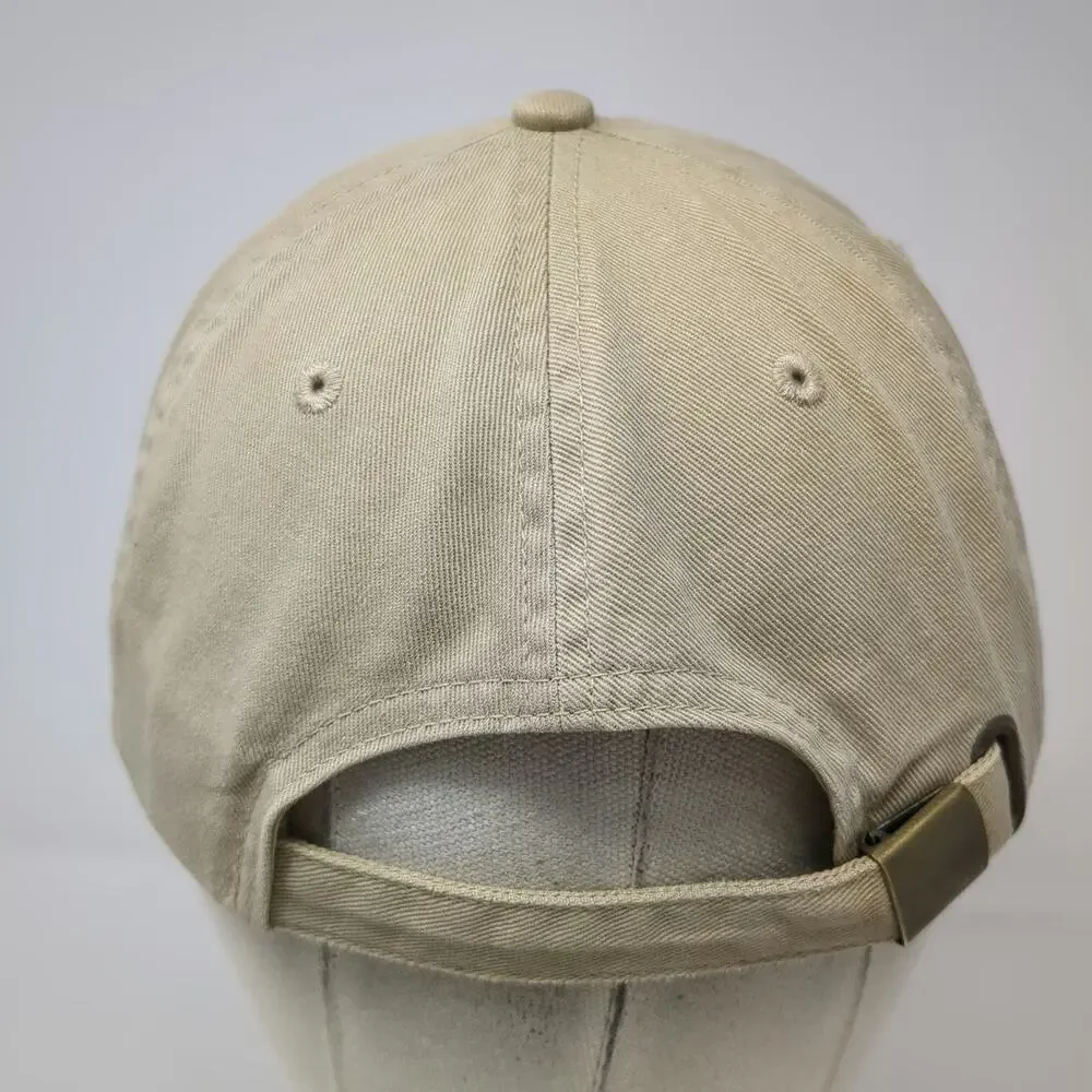 Disney Mickey Mouse Beige Baseball Cap One Size Cotton Slideback Embroidery Hat